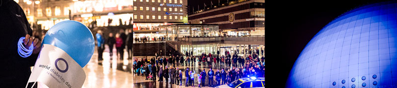 world diabetes day in Stockholm